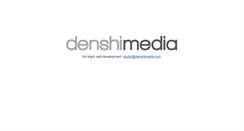 Desktop Screenshot of denshimedia.com