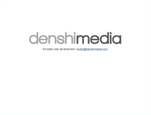 Tablet Screenshot of denshimedia.com